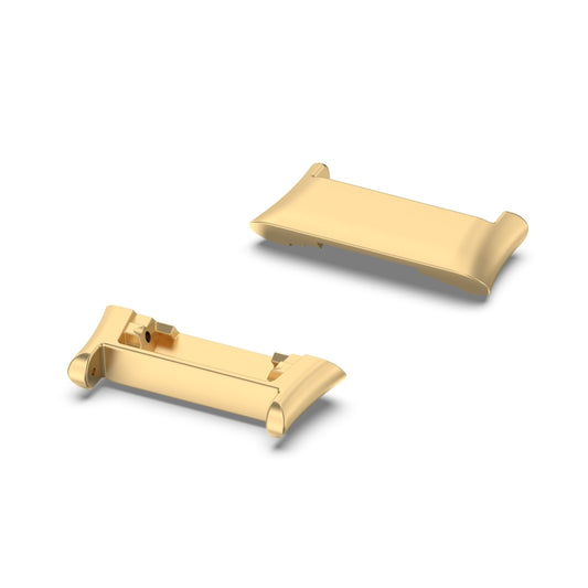 For OPPO Watch Free 1 Pair Metal Watch Band Connector(Gold) by buy2fix