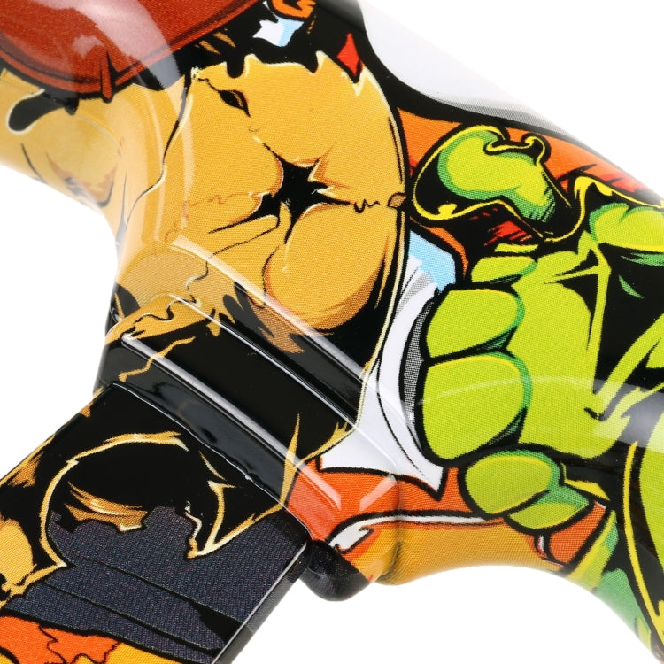 35cm Car Racing Graffiti ABS Steering Wheel(Style 3) - Steering Wheel Accessories by buy2fix | Online Shopping UK | buy2fix