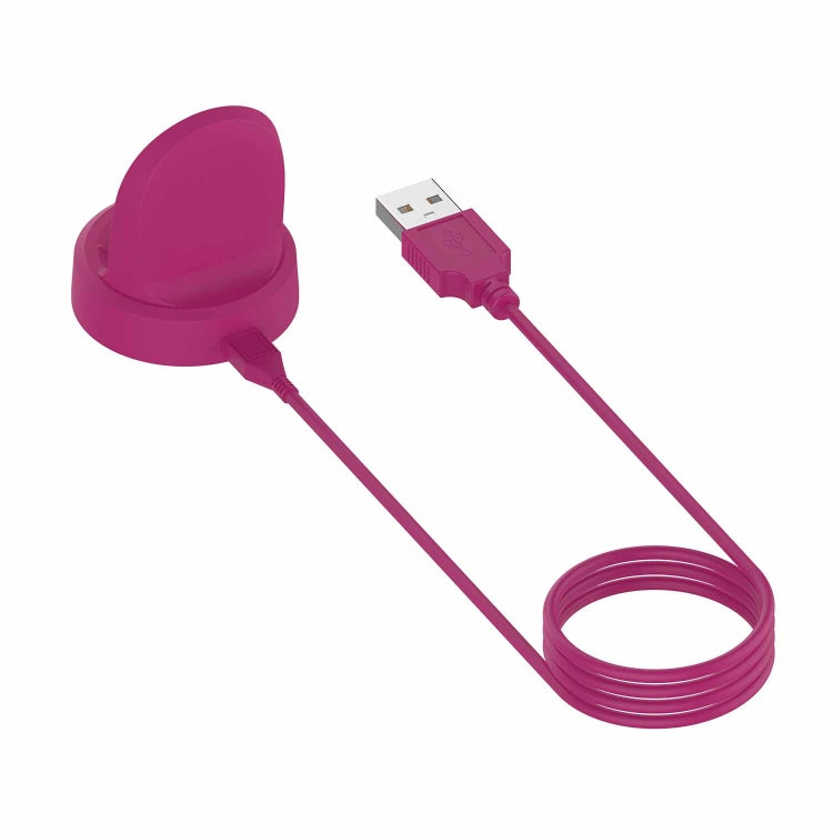 For Samsung Galaxy Watch5 / Watch5 Pro USB Vertical Magnetic Charger Holder(Rose Red) - Charger by buy2fix | Online Shopping UK | buy2fix