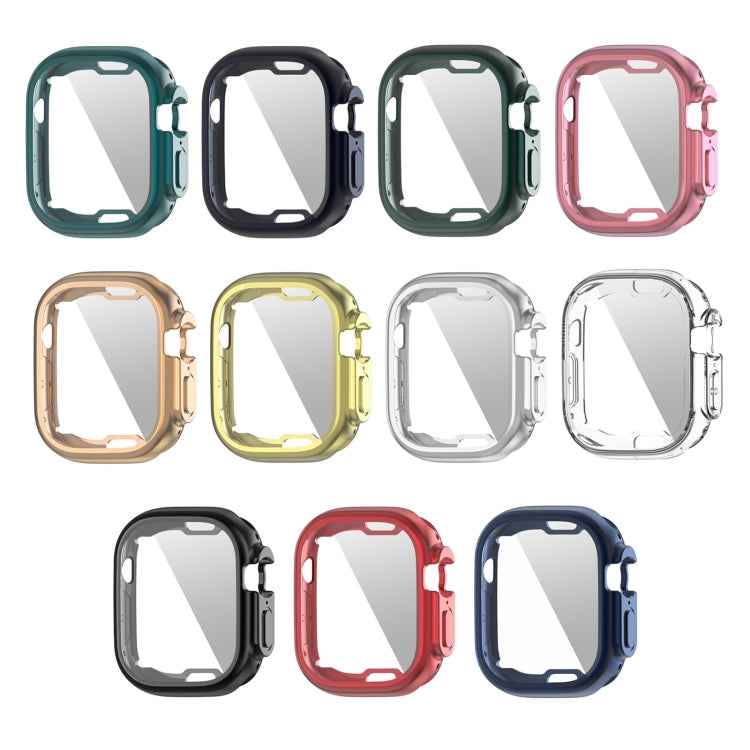PET Film TPU Watch Case For Apple Watch Ultra 49mm / Ultra 2 49mm(Black) - Watch Cases by buy2fix | Online Shopping UK | buy2fix