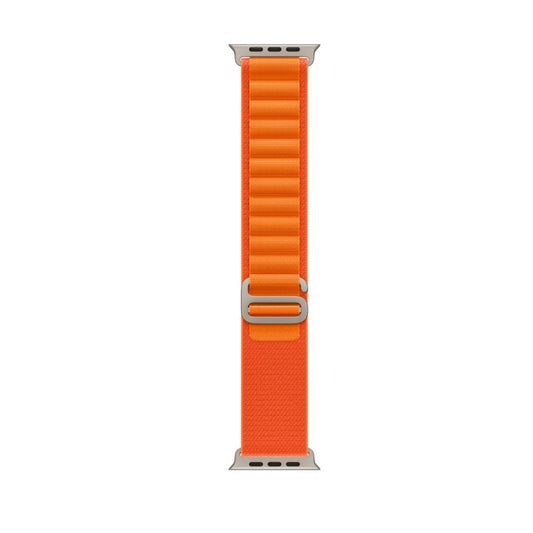 Nylon Loop Watch Band For Apple Watch 46mm / 49mm / 45mm / 44mm(Orange) by buy2fix