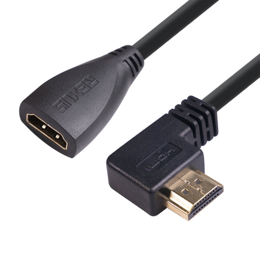 HDL-03 30cm HDMI Male Elbow to Female Adapter Cable, Type:Left Angle by buy2fix