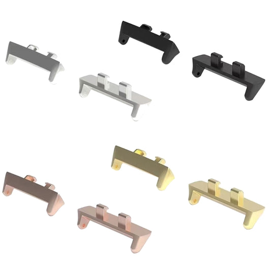 For OPPO Watch3 Pro 46mm 1 Pair 22mm Metal Watch Band Connector(Rose Gold) by buy2fix