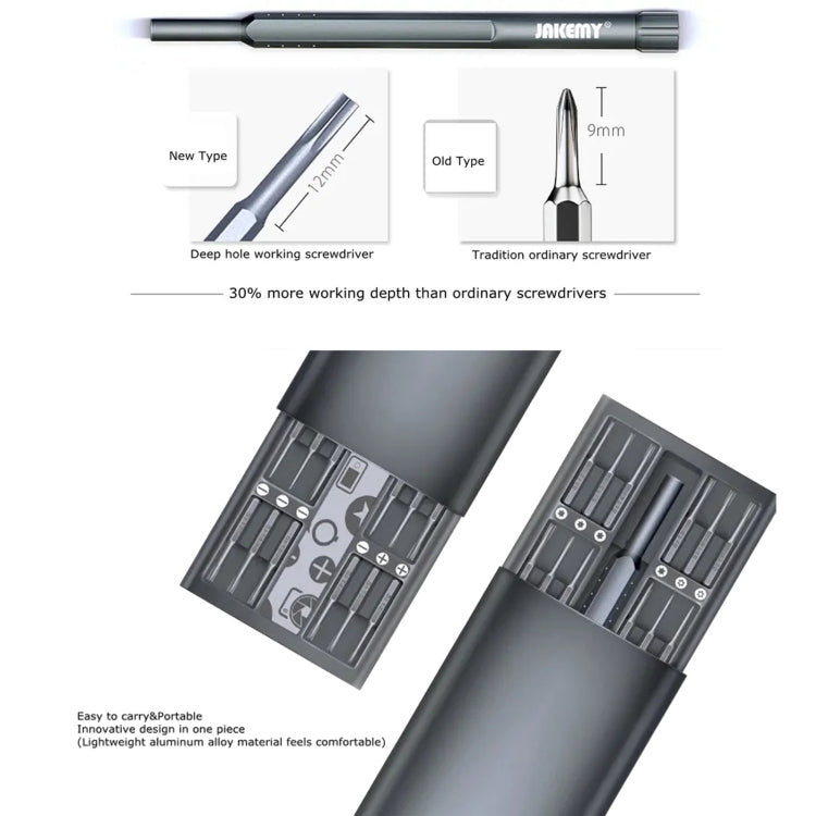 JAKEMY JM-8169 49 in 1 Professional Precision Pocket Portable DIY Magnetic Screwdriver - Screwdriver Set by JAKEMY | Online Shopping UK | buy2fix