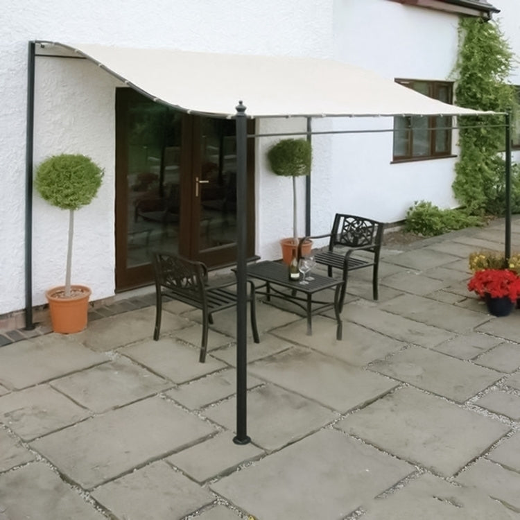 Garden Patio Awning Canopy Waterproof Shade Cloth, Size:2.5X2.6m(Beige) by buy2fix