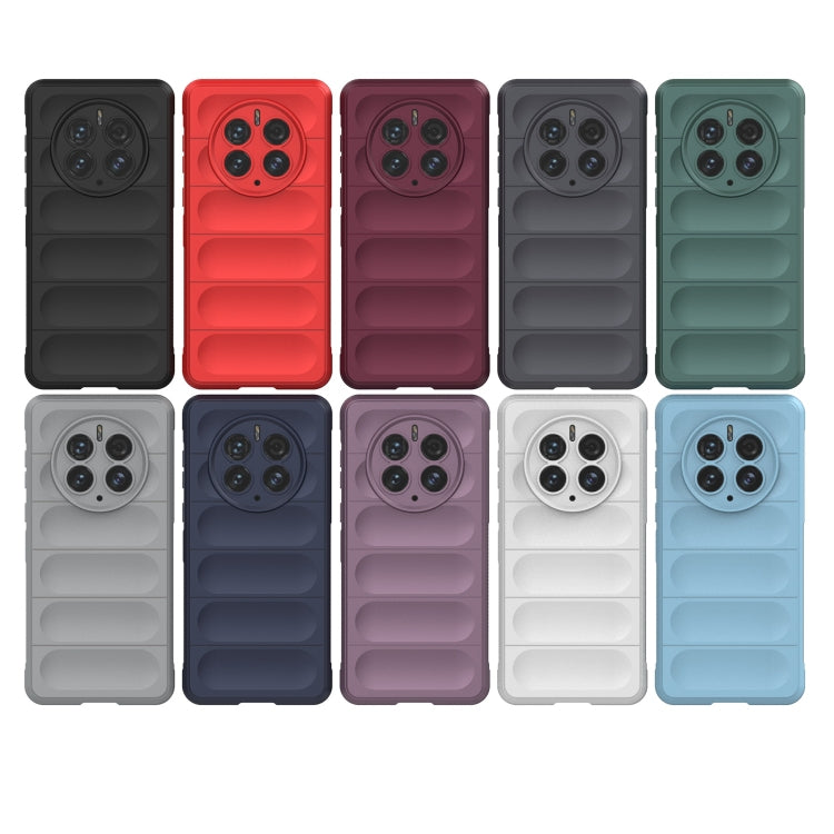 For Huawei Mate 50 Pro Magic Shield TPU + Flannel Phone Case(Purple) - Huawei Cases by buy2fix | Online Shopping UK | buy2fix