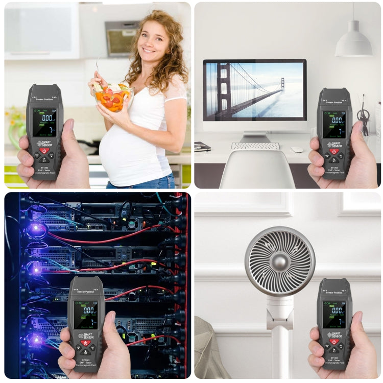SmartSensor AS1392 Handheld Electromagnetic Radiation Detector(Blue) - Radiation Detector by buy2fix | Online Shopping UK | buy2fix