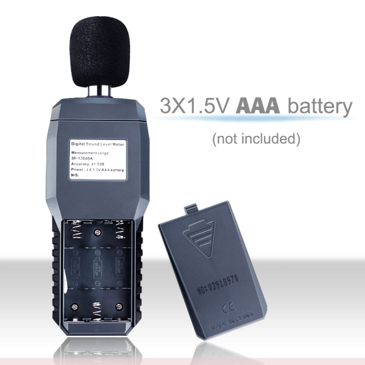 SmartSensor dB Decibel Detector Audio Tester, Model:ST9604 - Light & Sound Meter by buy2fix | Online Shopping UK | buy2fix