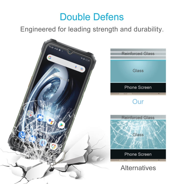50 PCS For Blackview BV7100 0.26mm 9H 2.5D Tempered Glass Film - For Blackview by buy2fix | Online Shopping UK | buy2fix