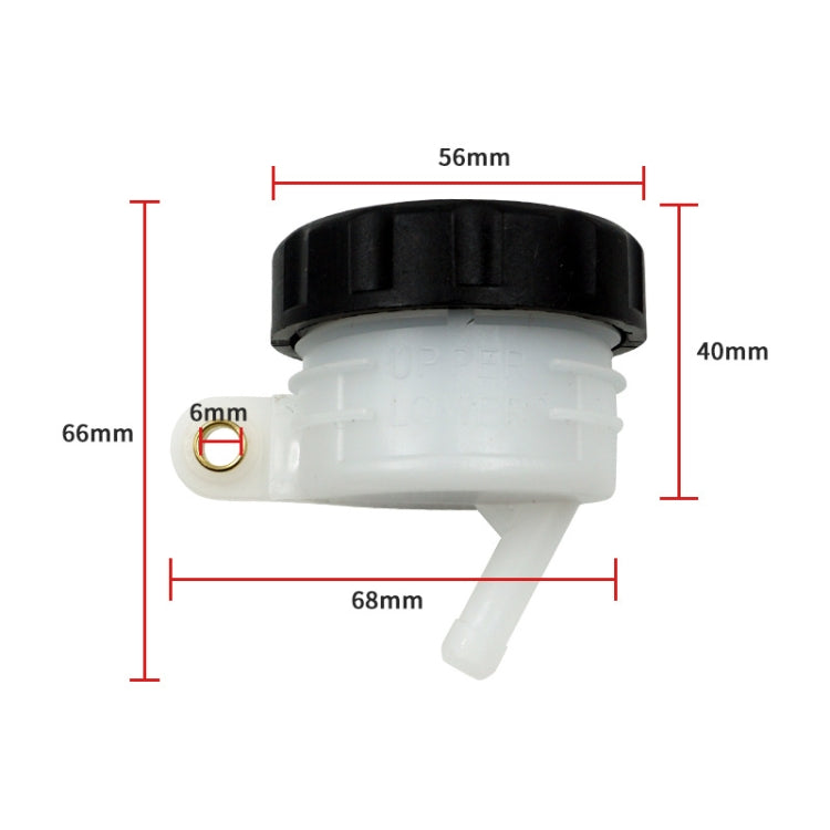 3 PCS Motorcycle Rear Brake Pump Upper Pump Split Large Oiler, Style:Round - Motorbike Brakes by buy2fix | Online Shopping UK | buy2fix
