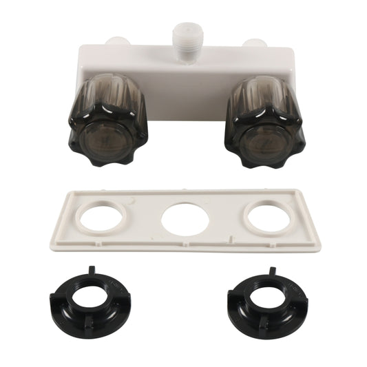 A7616-01 Dual Knob RV Shower Faucet Valve Diverter(Brown) by buy2fix