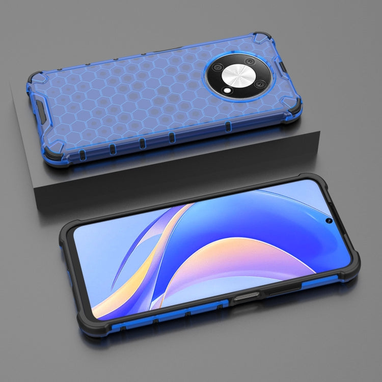 For Huawei nova Y90 4G Honeycomb Phone Case(Blue) - Huawei Cases by buy2fix | Online Shopping UK | buy2fix