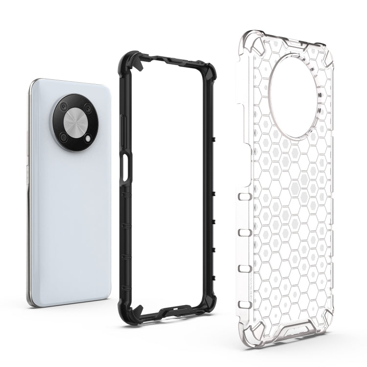 For Huawei nova Y90 4G Honeycomb Phone Case(Blue) - Huawei Cases by buy2fix | Online Shopping UK | buy2fix