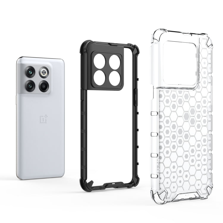 For OnePlus 10T Honeycomb Phone Case(Green) - OnePlus Cases by buy2fix | Online Shopping UK | buy2fix