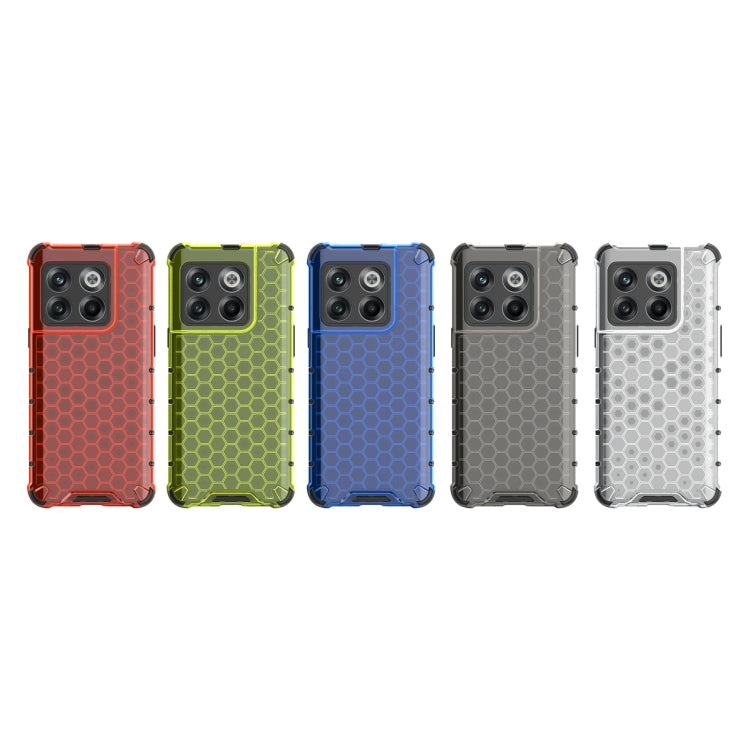 For OnePlus 10T Honeycomb Phone Case(Green) - OnePlus Cases by buy2fix | Online Shopping UK | buy2fix
