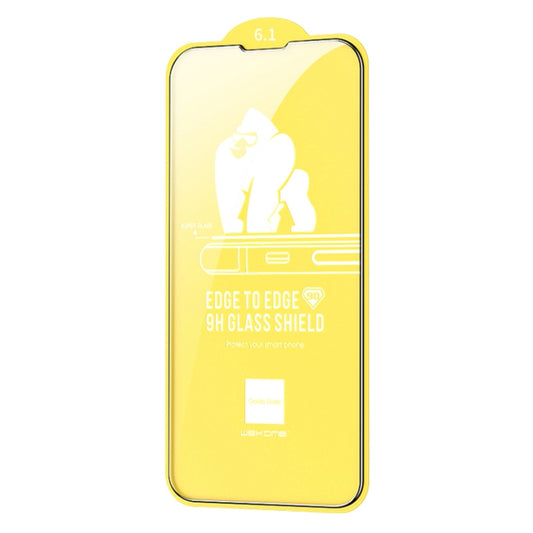 For iPhone 14 WEKOME 9D Curved HD Tempered Glass Film by WK