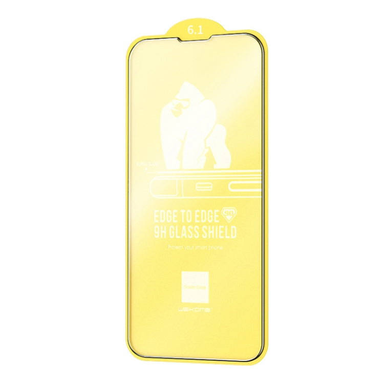 For iPhone 14 WEKOME 9D Curved Frosted Tempered Glass Film - iPhone 14 Tempered Glass by WK | Online Shopping UK | buy2fix