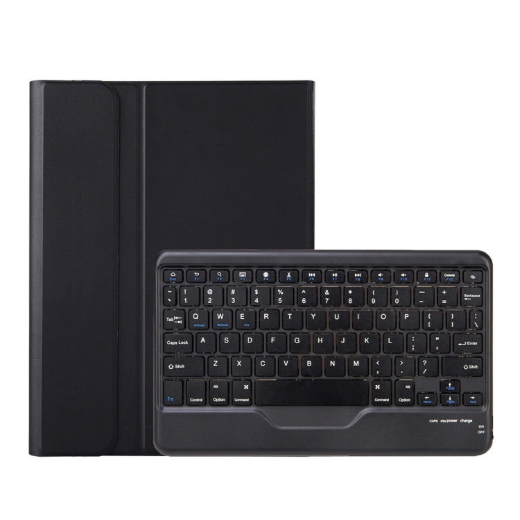 AM18-B Bluetooth Keyboard Leather Case For Lenovo XiaoXin Pad Pro 2022 11.2 inch(Black) - For Lenovo by buy2fix | Online Shopping UK | buy2fix