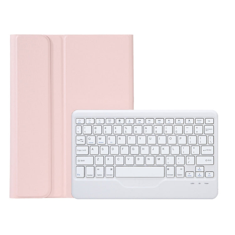 AM18-B Bluetooth Keyboard Leather Case For Lenovo XiaoXin Pad Pro 2022 11.2 inch(Pink) - For Lenovo by buy2fix | Online Shopping UK | buy2fix