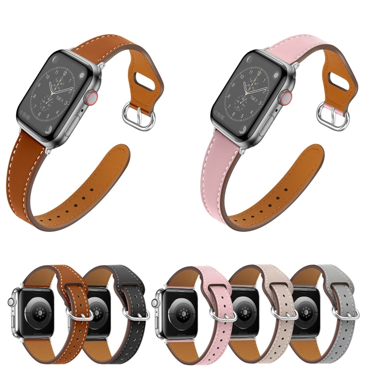 Small Waist Watch Band For Apple Watch Ultra 49mm / Series 8&7 45mm / SE 2&6&SE&5&4 44mm / 3&2&1 42mm(Starlight) by buy2fix
