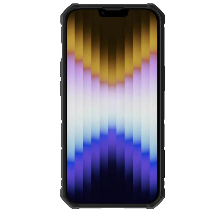 For iPhone 14 NILLKIN Shockproof CamShield Armor Protective Case(Blue) - iPhone 14 Cases by NILLKIN | Online Shopping UK | buy2fix