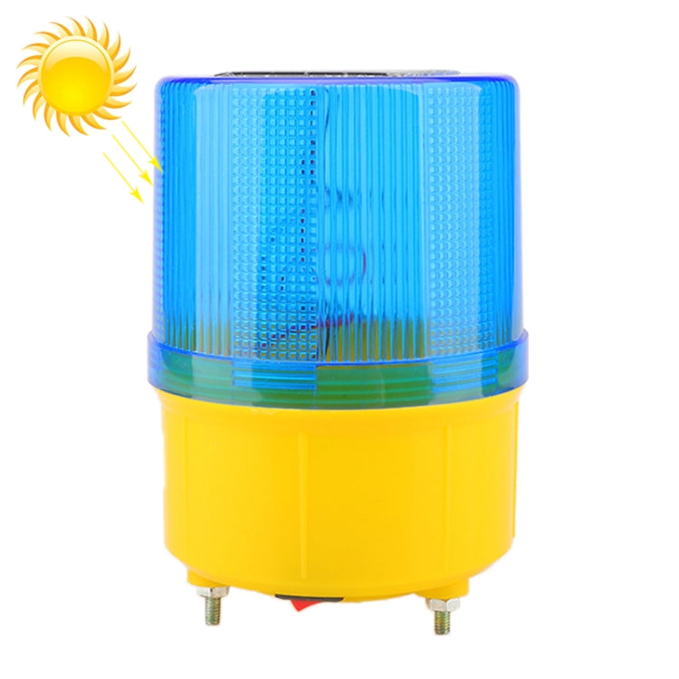 Night Solar Safety Warning Flash Light, Specification:01 Screw Fixed(Blue) - Warning Lights by buy2fix | Online Shopping UK | buy2fix