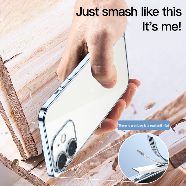 For iPhone 11 Dustproof Glass Lens Protection Electroplating Phone Case(Rose Gold) - iPhone 11 Cases by buy2fix | Online Shopping UK | buy2fix