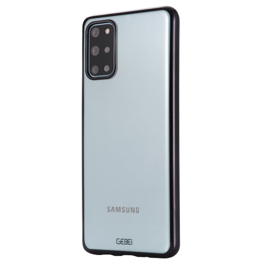 For Galaxy S20 Ultra GEBEI Plating TPU Shockproof Protective Case(Black) by GEBEI