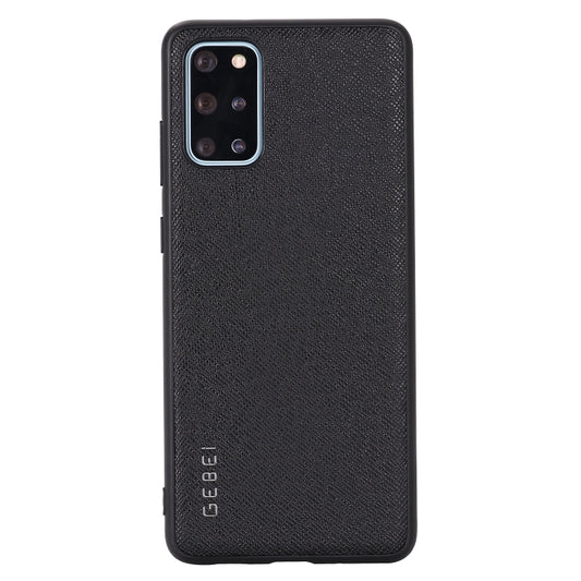 For Galaxy S20+ GEBEI Full-coverage Shockproof Leather Protective Case(Black) by GEBEI