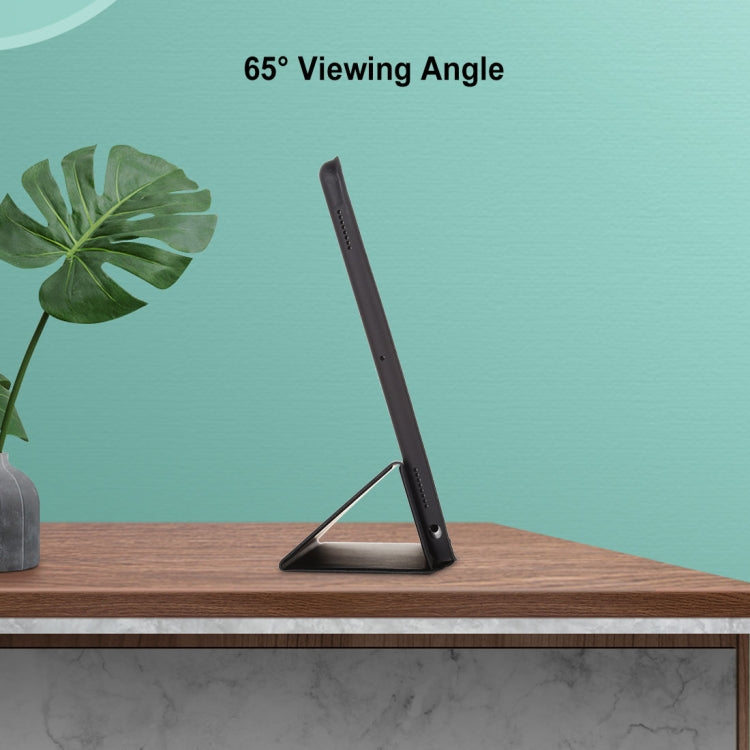 For iPad Air 3 10.5 inch Horizontal Flip Smart Leather Case with Three-folding Holder(Black) by buy2fix