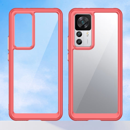 For Xiaomi Redmi K50 Ultra/Xiaomi 12T/Xiaomi 12T Pro Colorful Series Acrylic + TPU Phone Case(Red) by buy2fix