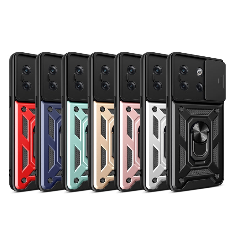 For OnePlus 10T Sliding Camera Cover Design TPU+PC Phone Case(Red) - OnePlus Cases by buy2fix | Online Shopping UK | buy2fix