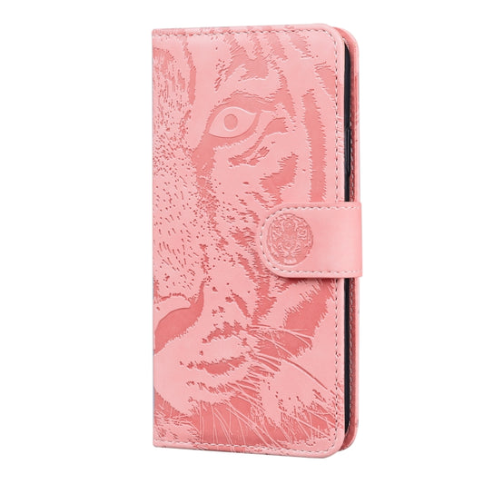 For Nothing Phone 1 Tiger Embossing Pattern Flip Leather Phone Case(Pink) by buy2fix