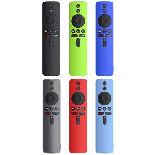 For Xiaomi MiBox S Solid Color Silicone Protective Cover(Dark Blue) by buy2fix