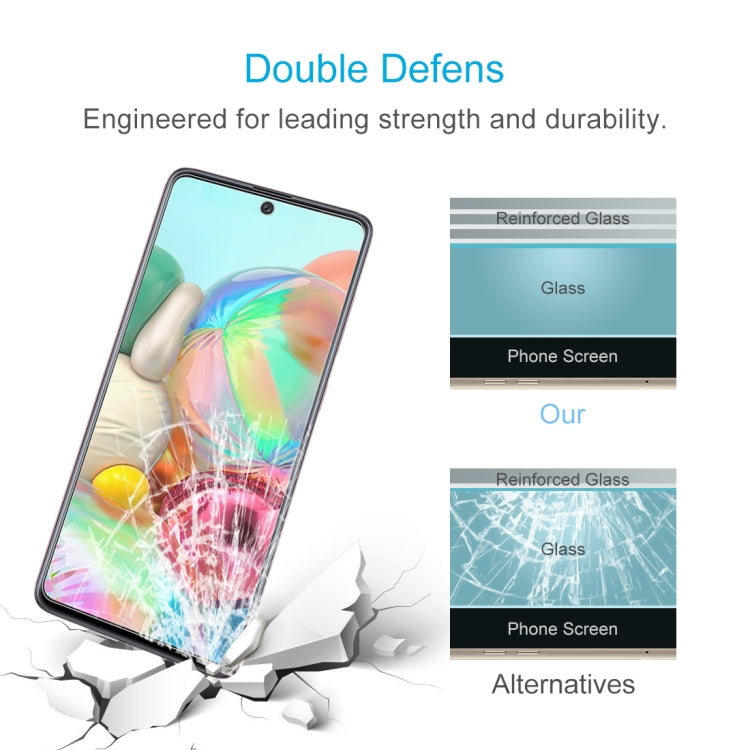 For Galaxy A71 / A71s 5G UW 0.26mm 9H Surface Hardness 2.5D Explosion-proof Tempered Glass Half Screen Film - Galaxy Tempered Glass by DIYLooks | Online Shopping UK | buy2fix