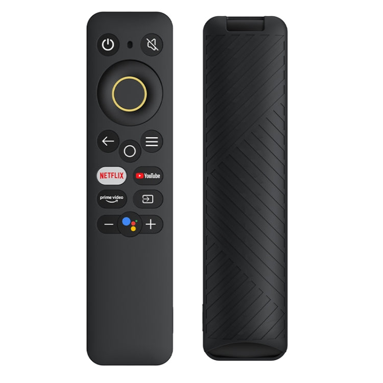 For Realme TV 30 inch / 40 inch Solid Color Silicone Protective Cover(Black) - Remote Control Covers by buy2fix | Online Shopping UK | buy2fix