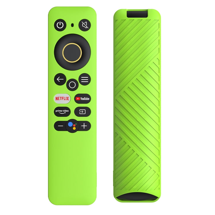 For Realme TV 30 inch / 40 inch Solid Color Silicone Protective Cover(Green) - Remote Control Covers by buy2fix | Online Shopping UK | buy2fix