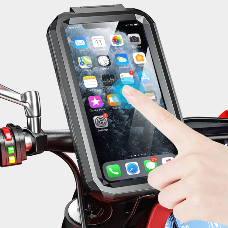 Kewig M18L-QD Motorcycle / Bicycle Waterproof Quick Release Mobile Phone Holder by Kewig