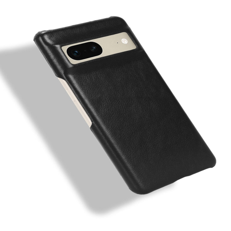 For Google Pixel 7 5G Shockproof Litchi Texture PC + PU Case(Black) - Google Cases by buy2fix | Online Shopping UK | buy2fix