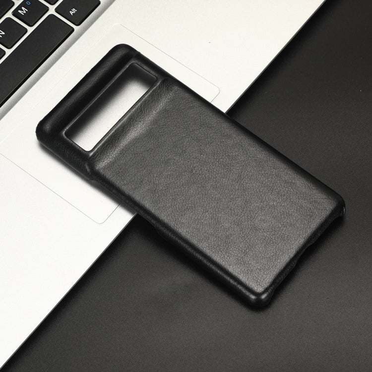 For Google Pixel 7 5G Shockproof Litchi Texture PC + PU Case(Black) - Google Cases by buy2fix | Online Shopping UK | buy2fix
