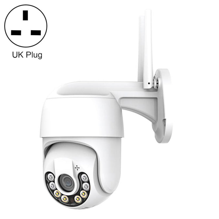QX59 1920 x 1080P HD 2MP Wireless WiFi Smart Surveillance Camera Support Night Vision & Motion Detection & Two-way Audio & TF Card, Specification:UK Plug - Wireless Camera by buy2fix | Online Shopping UK | buy2fix