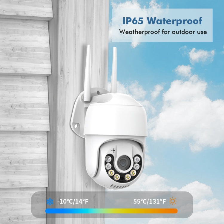 QX59 1920 x 1080P HD 2MP Wireless WiFi Smart Surveillance Camera Support Night Vision & Motion Detection & Two-way Audio & TF Card, Specification:UK Plug - Wireless Camera by buy2fix | Online Shopping UK | buy2fix