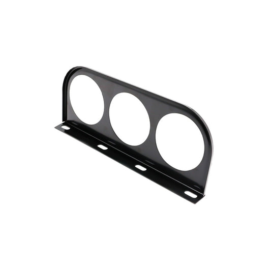 Car 52mm 3 Holes Iron Dash Gauge Meter Pod Mount Holder(Black) by buy2fix