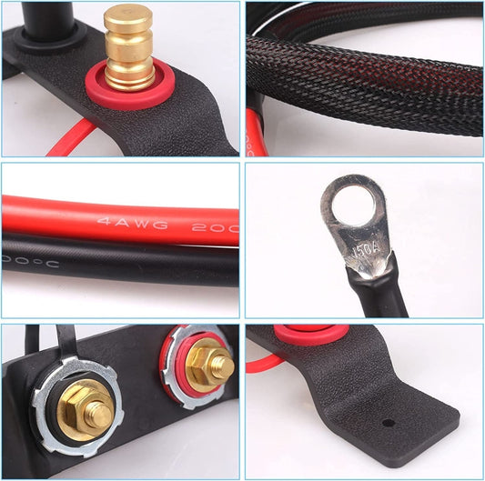 Car Battery Jumper Starter, Style:1.2cm - EV Charging Cables by buy2fix | Online Shopping UK | buy2fix