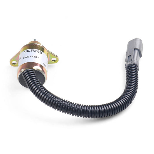 Fuel Shutdown Shut Off Solenoid Valve for Yanmar Engine TK41-6383 1503ES-12S5SUC11S by buy2fix