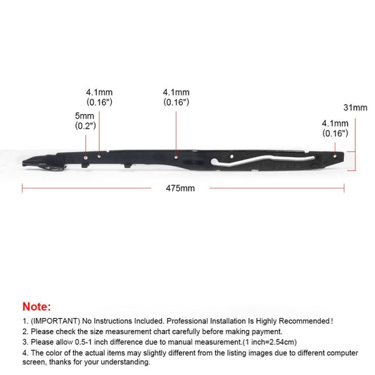 For Ford F-150 2015-2020 / F-250 2017-2019 Car Sunroof Track Assembly Repair Kit by buy2fix