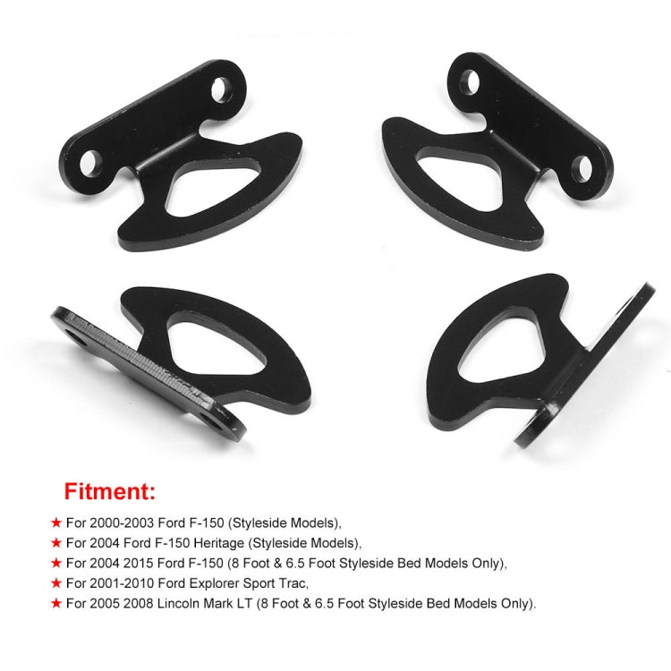 4 in 1 For Ford F-150 Truck Internal Tie Hook Mounting Bracket - Auto Fastener & Clips by buy2fix | Online Shopping UK | buy2fix