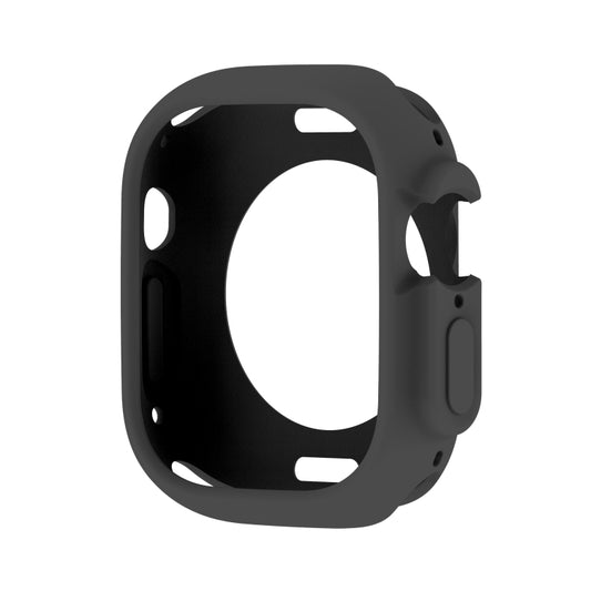 For Apple Watch Ultra 49mm Candy TPU Protective Case(Black) - Watch Cases by buy2fix | Online Shopping UK | buy2fix
