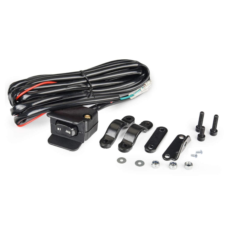 For UTV / Pickup Truck / ATV Electric Winch Relay Heavy Duty Solenoid Contactor with Rocker Arm & Switch - Relays by buy2fix | Online Shopping UK | buy2fix