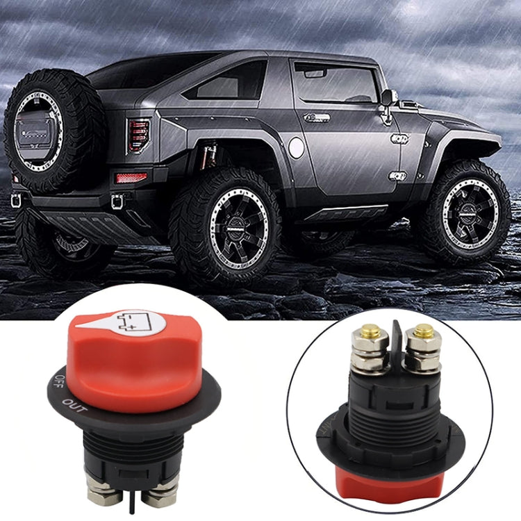 50A 10AWG Car Yacht Battery Selector Isolator Disconnect Rotary Switch Cut With Power Cord by buy2fix